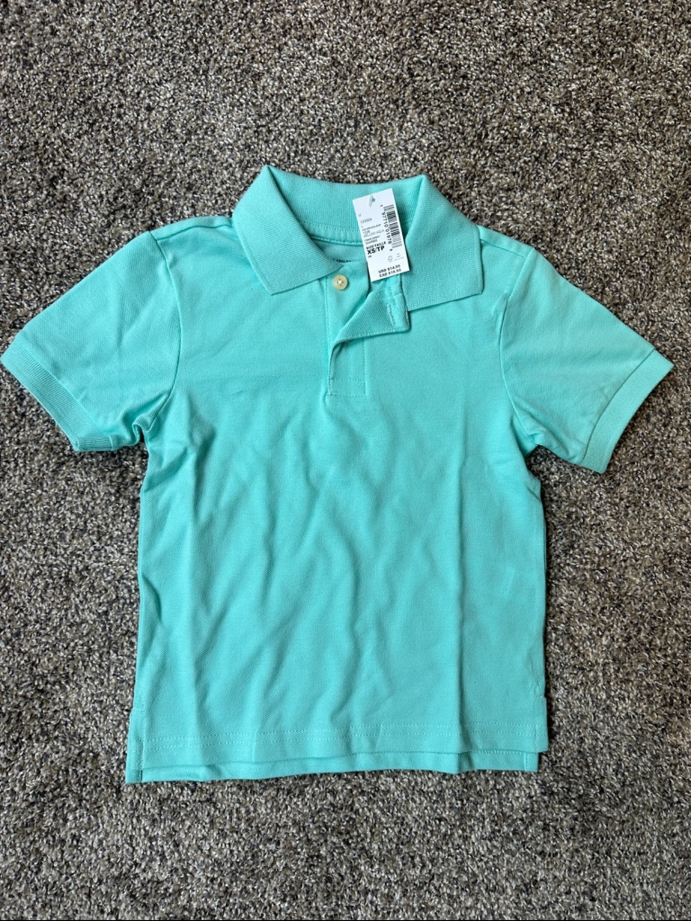 The Children's Place Aqua Polo Shirt